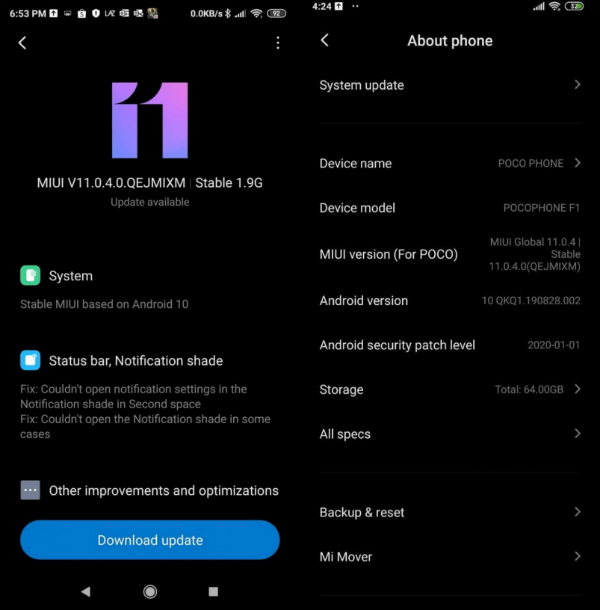 POCO F1
