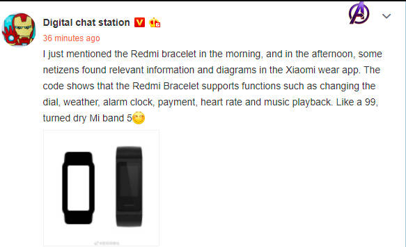 Redmi Fitness band
