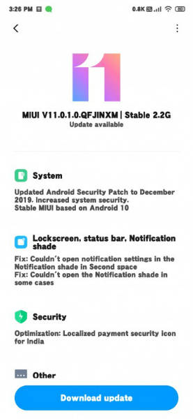 Redmi K20 Android 10