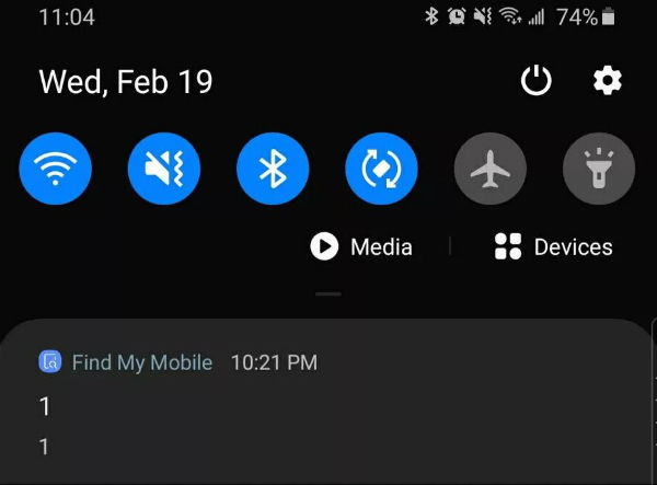 Samsung smartphone users worldwide receive mysterious '1' notification