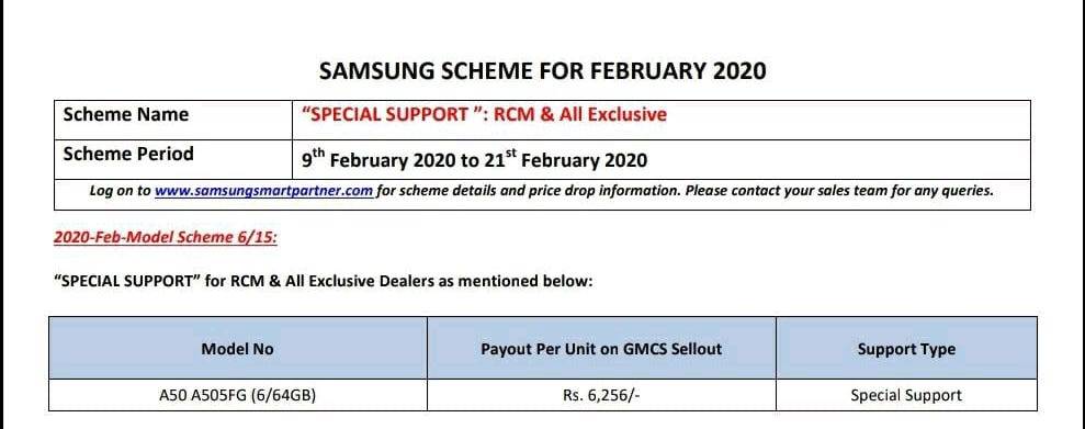 Samsung Galaxy A50