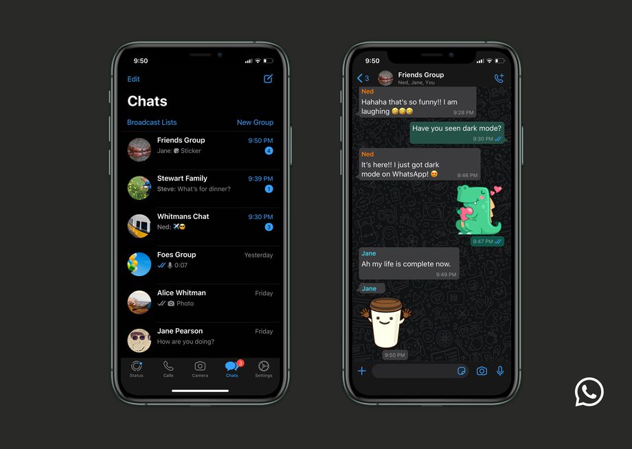 Whatsapp Dark Mode For Android And Ios Officially Released But It Might Disappoint You 91mobiles Com