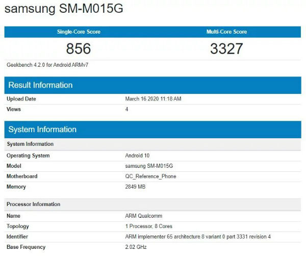 samsung m01 manufacturing date