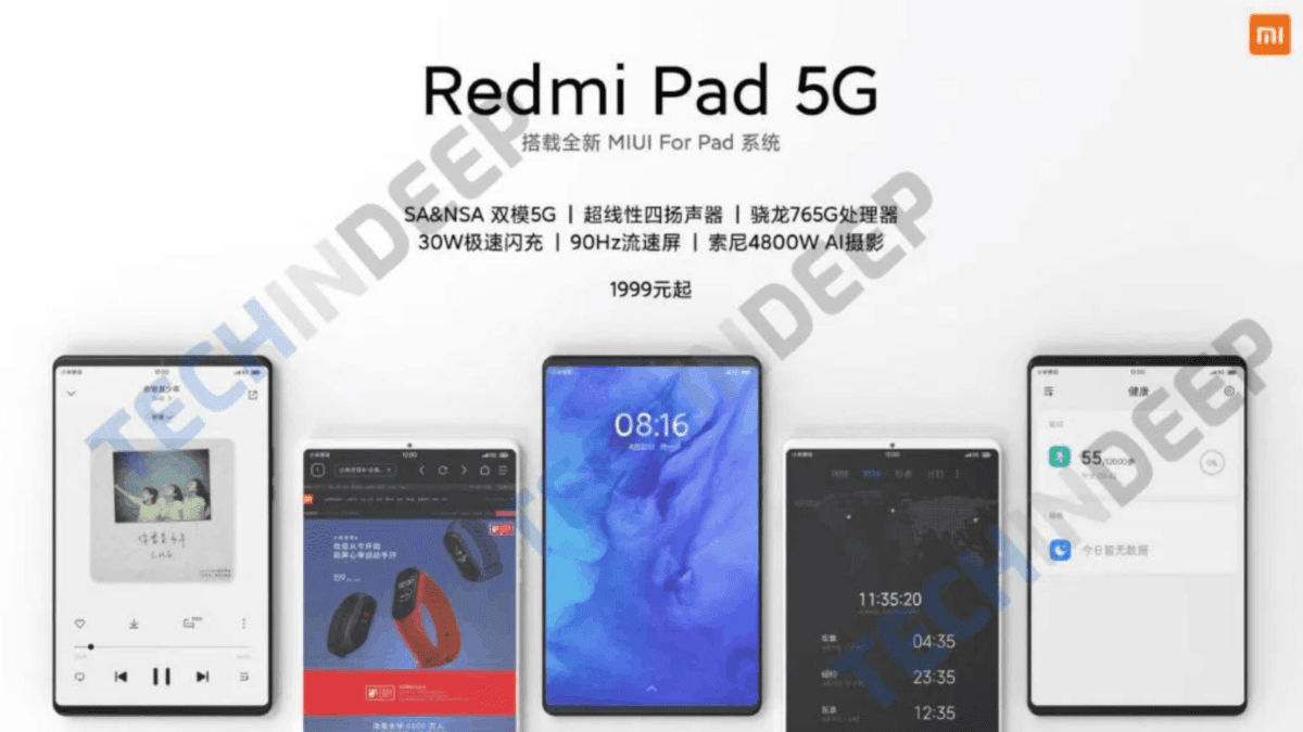 Redmi Pad 5g Price Specifications Revealed Via Leaked Xiaomi Teaser Poster 91mobiles Com