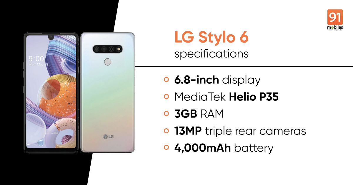 LG Stylo 6 launched with triple cameras, 4,000mAh battery: price