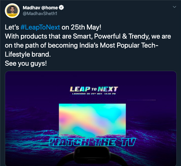 Realme Watch and Realme TV