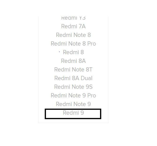 Redmi 9 RF certification