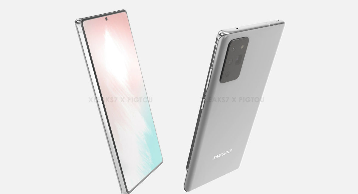 Samsung Galaxy Note Renders Imagine A Flat Display Slim Bezels And Cameras Similar To S Ultra 91mobiles Com