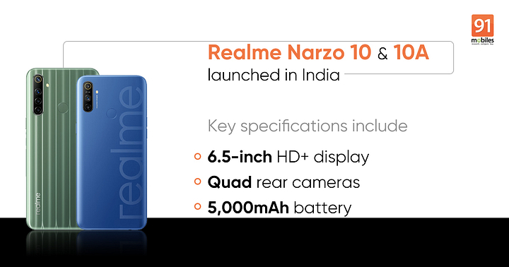 realme narzo 10 selfie camera