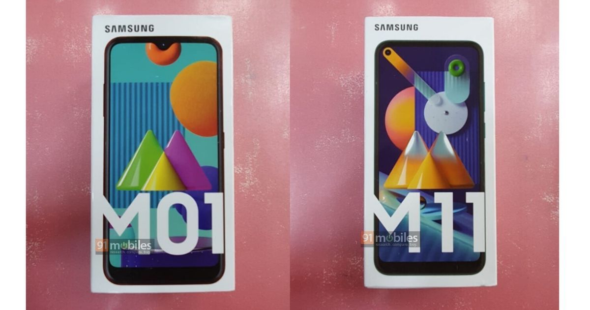 samsung m11 and m01