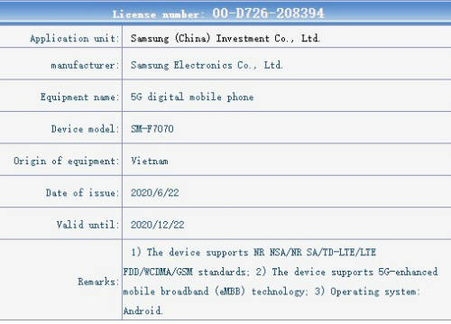 Samsung Galaxy Z Flip 5G