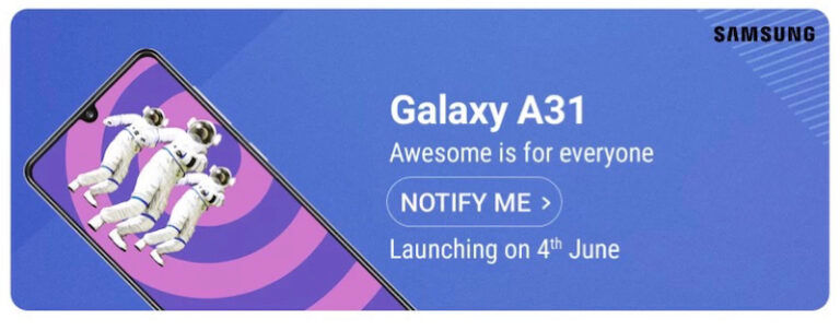 samsung galaxy a31 price in flipkart