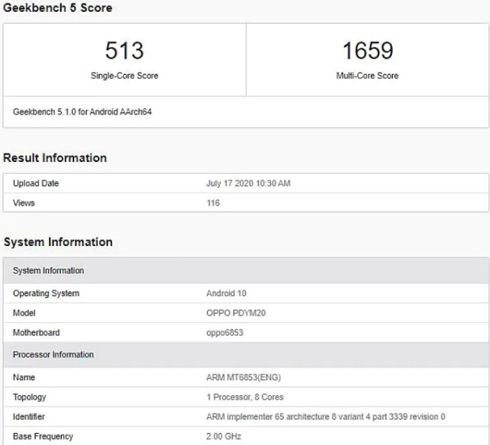OPPO A72 5G