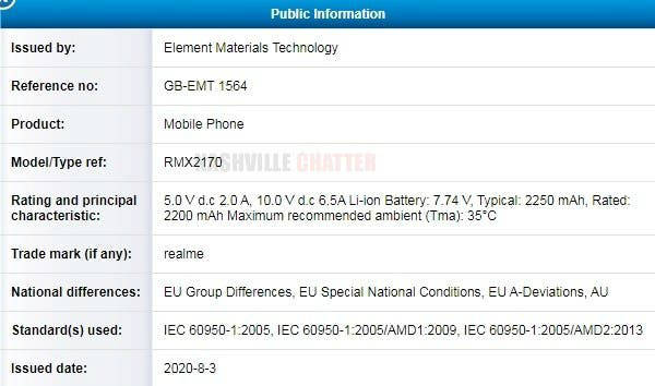 Realme RMX2170