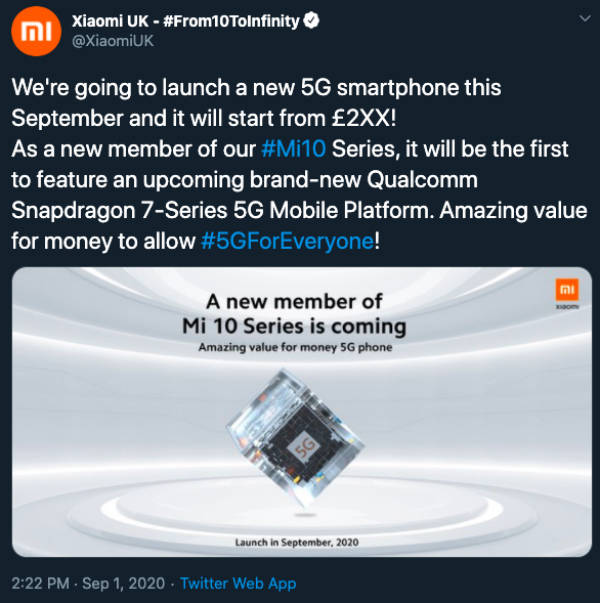 Mi 10 series phone