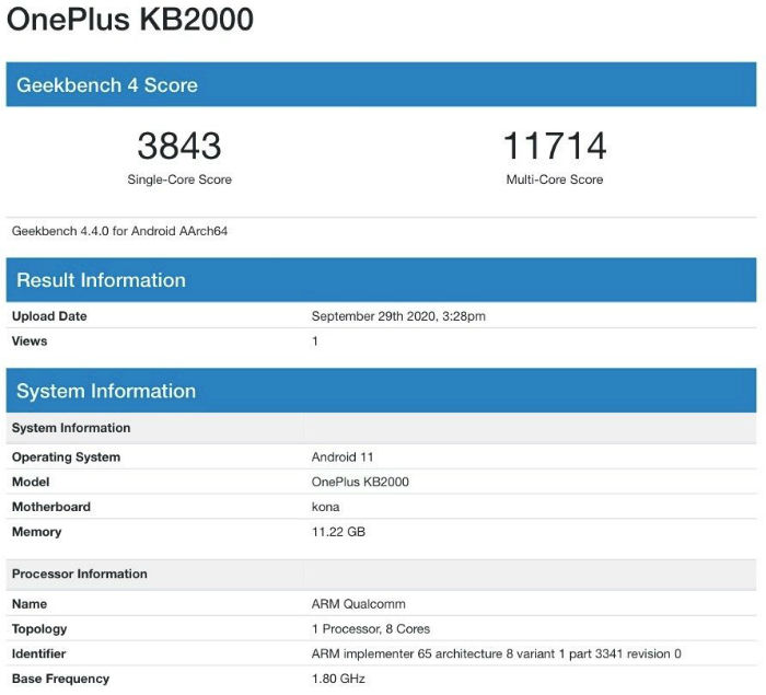oneplus benchmarks geekbench over allegations
