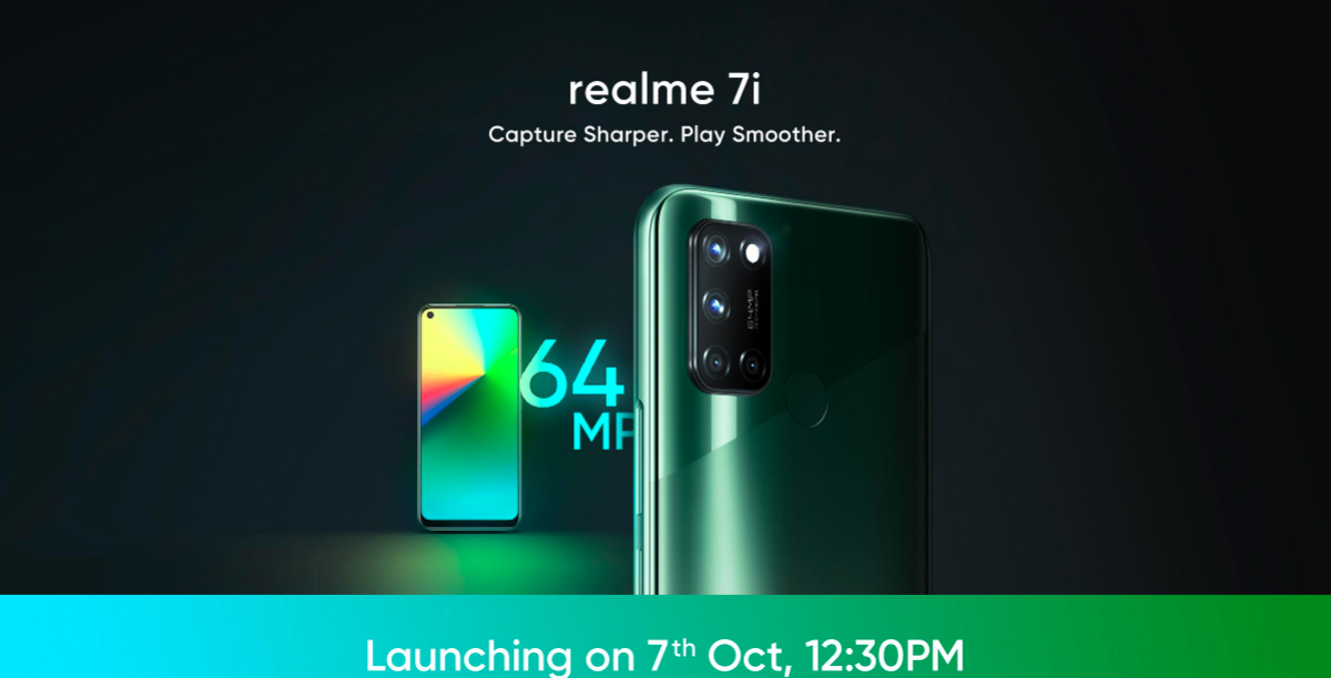 Realme 7i India launch