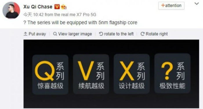 Realme Xu QI Chase