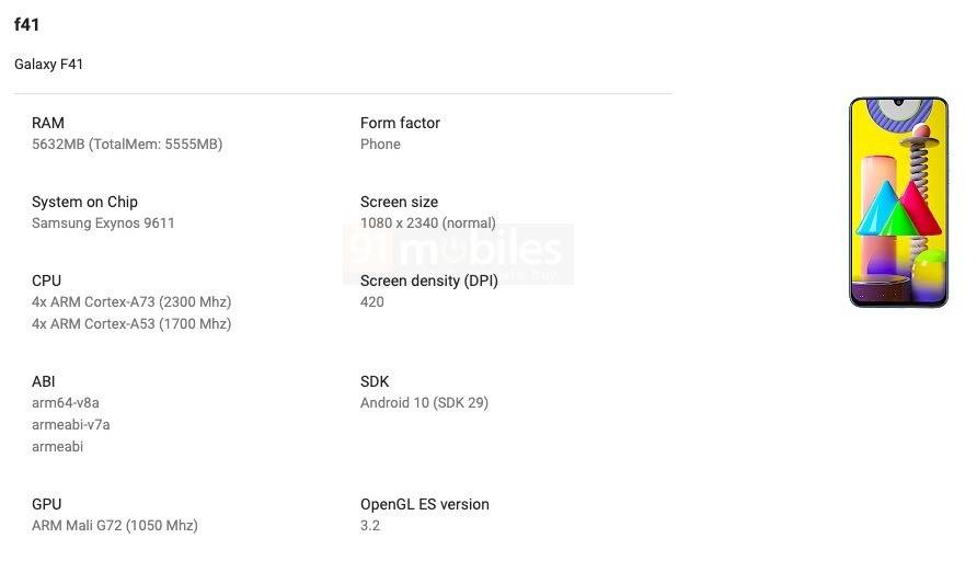 f41 specs