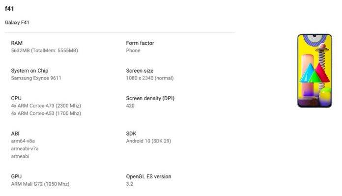 f41 specs
