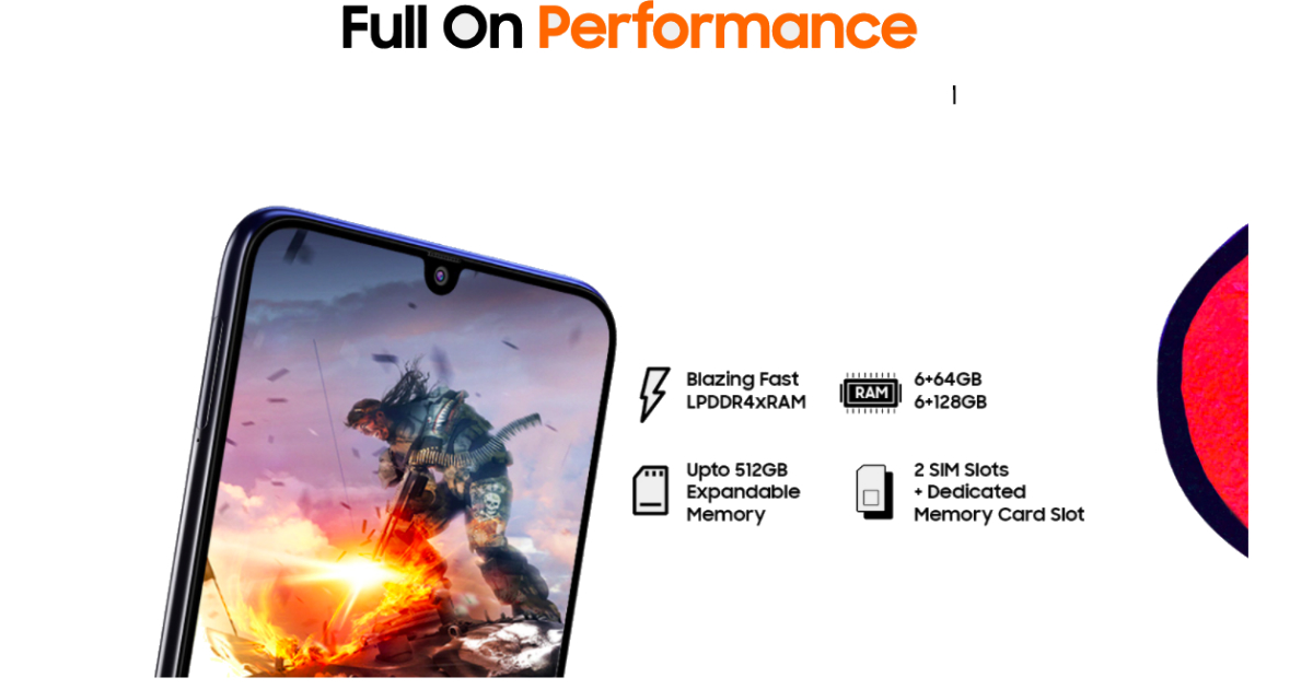 The edgy and fun Samsung Galaxy F41 offers unmatched performance at an unbeatable price during