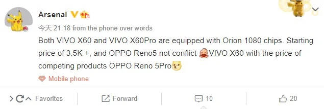 Vivo X60