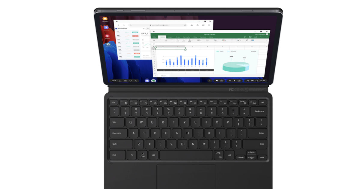 galaxy tab s5e with keyboard