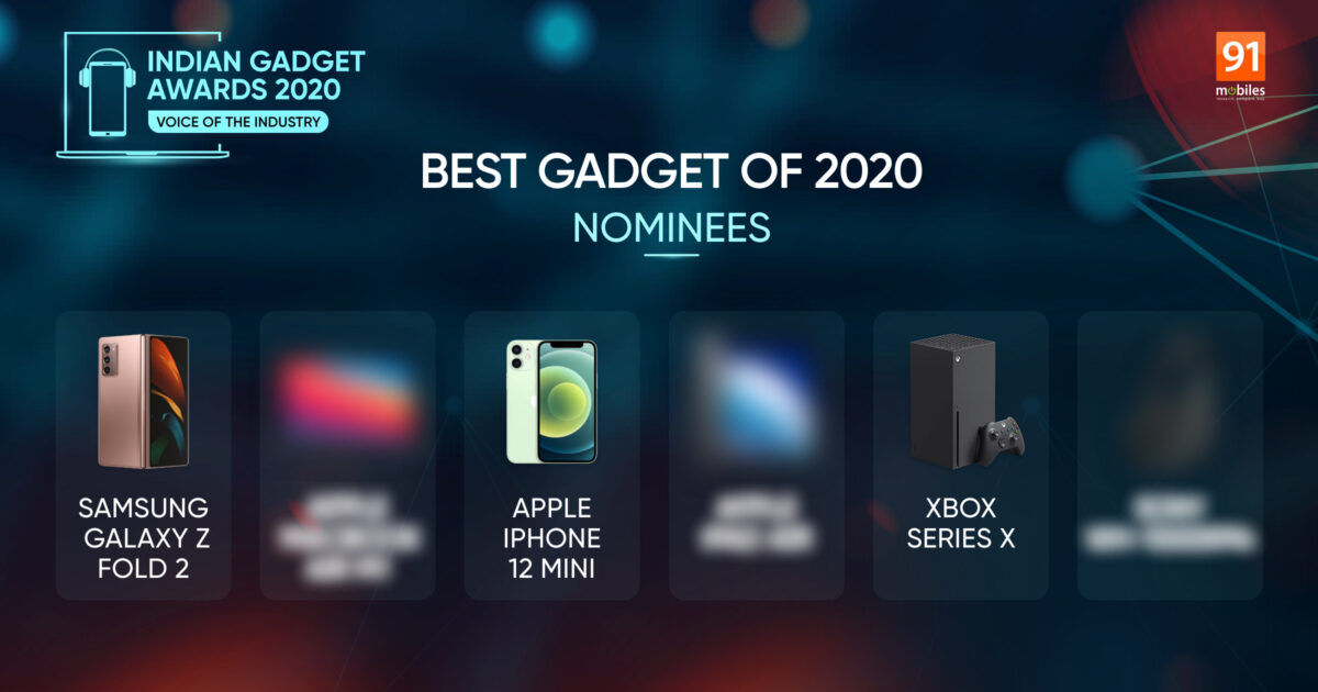Indian Gadget Awards – Best Gadget of 2020 nominees: Samsung Galaxy Z Fold2 vs iPhone 12 mini vs Xbox Series X vs others