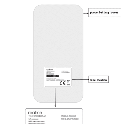 Realme RMX3061 FCC listing