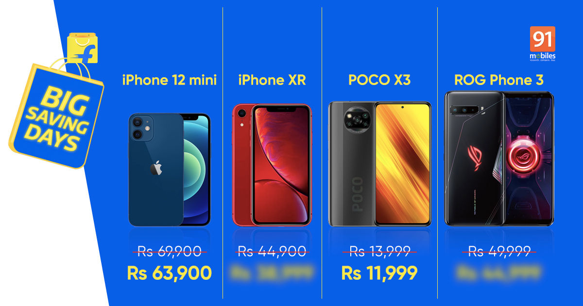 iPhone 12 mini, Realme 6, POCO X3, and more available with discounts during Flipkart Big Saving Days sale