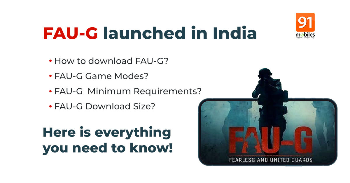FAUG game released in India: How to download, game modes, download size, and more