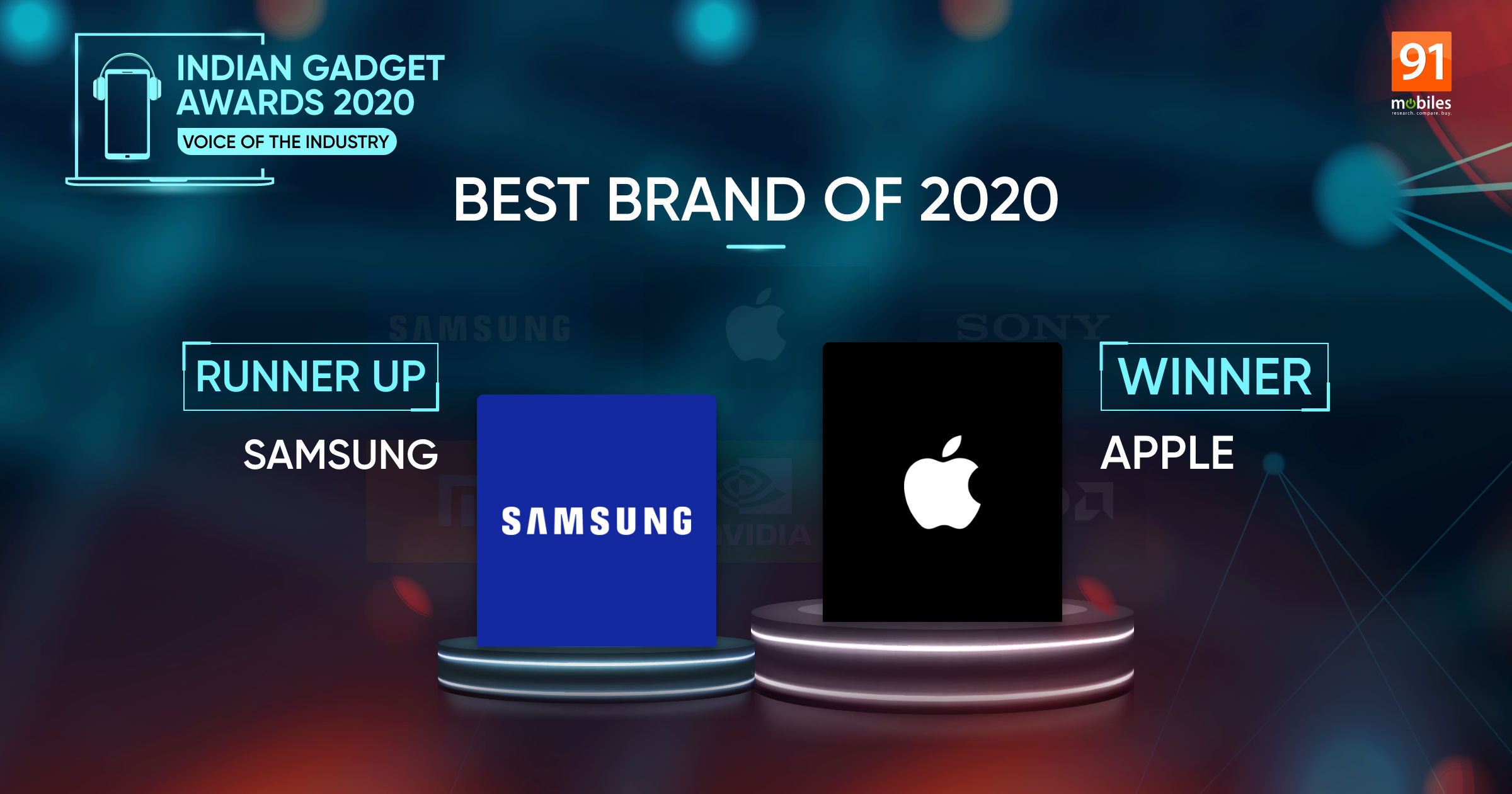 Indian Gadget Awards — Best Brand of 2020: it’s the old Apple vs Samsung debate again