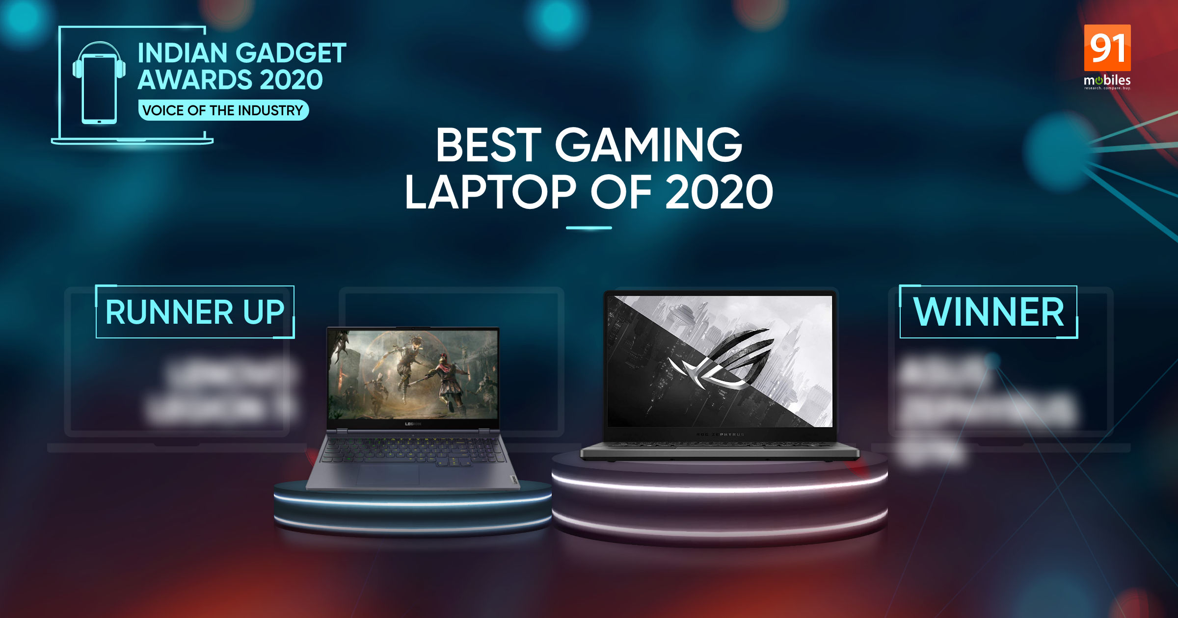 Indian Gadget Awards — Best Gaming Laptop of 2020: ASUS Zephyrus G14 and Lenovo Legion 7i face off in titanic fight