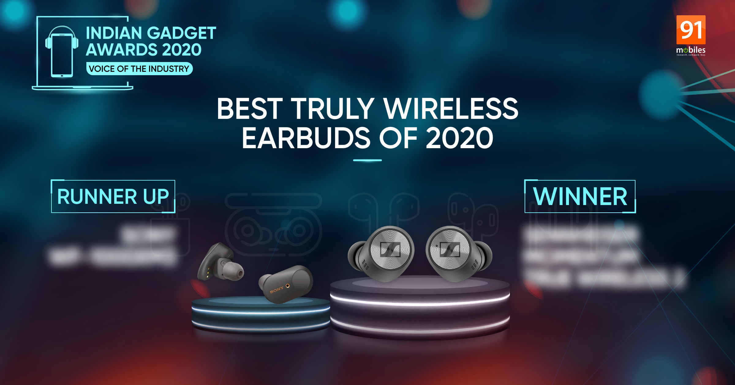 Indian Gadget Awards — Best Truly Wireless Earbuds of 2020: Sennheiser and Sony fight for the title