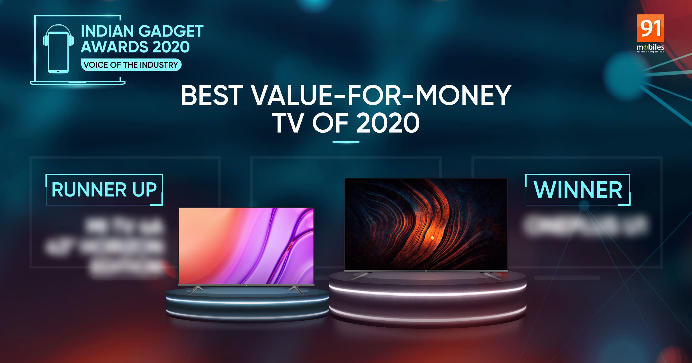 Indian Gadget Awards — Best Value-for-Money TV of 2020: OnePlus U1, Mi TV 4A Horizon Edition clash at the top