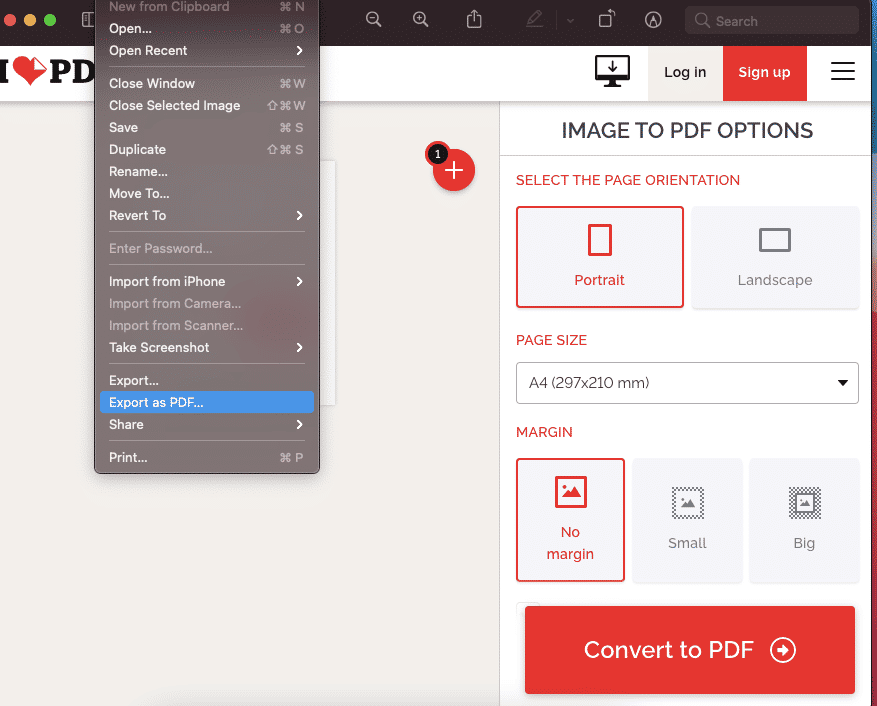 convert jpg to pdf mac