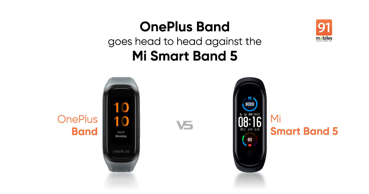 OnePlus Band vs Mi Smart Band 5: which one should you buy?