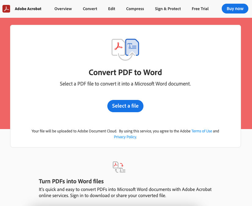online pdf to word converter editable free