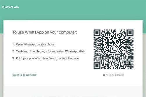 whatsapp web login