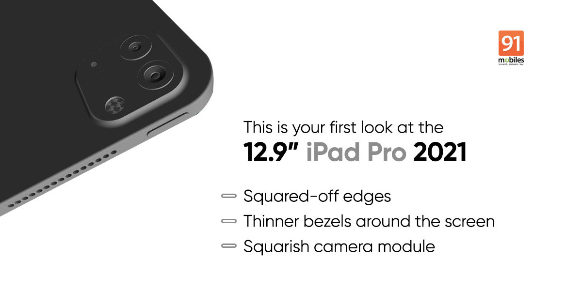 [Exclusive] iPad Pro 2021 12.9-inch design revealed through CAD-based renders