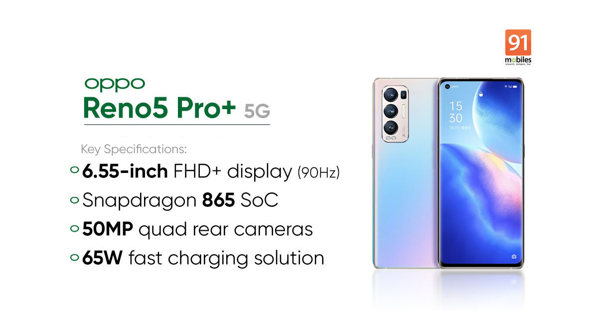 OPPO Reno5 Pro+ 5G global launch imminent as it appears on FCC, Bluetooth SIG websites