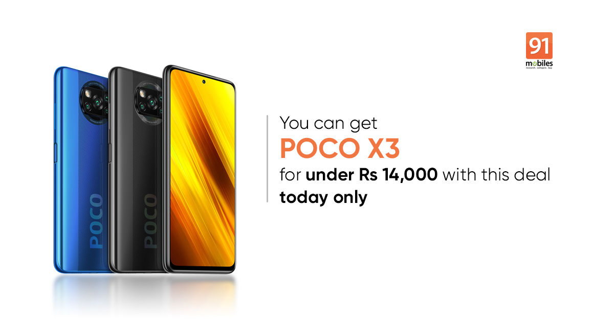 POCO X3 price in India discounted by Rs 2,000 ahead of Flipkart Big Saving Days sale