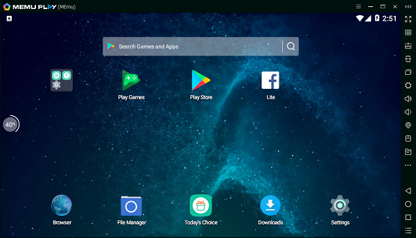 Android emulator memu