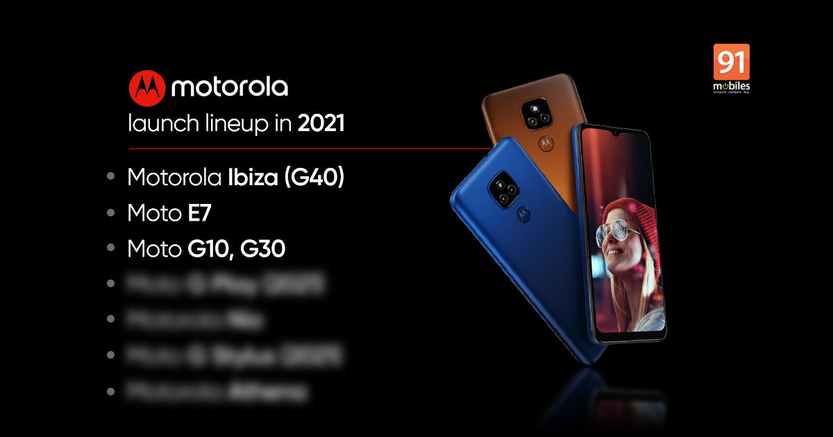 Motorola new mobile phones launching in 2021: Moto G10, Moto G Play (2021), and more