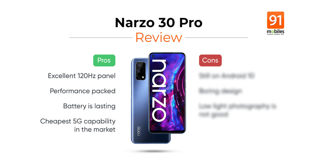 Realme Narzo 30 Pro review: 5G, great performance on a budget - Vimarsana News