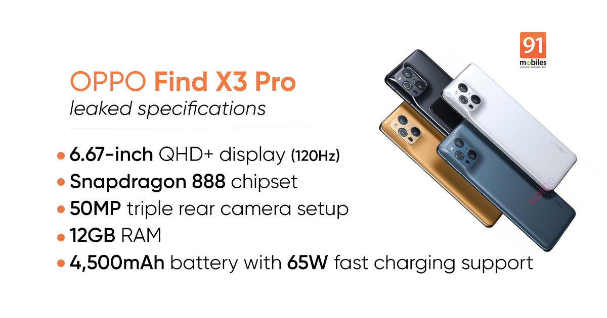Oppo Find X3 Pro specs leaked in full, revealing a microscope camera -  TechRadar
