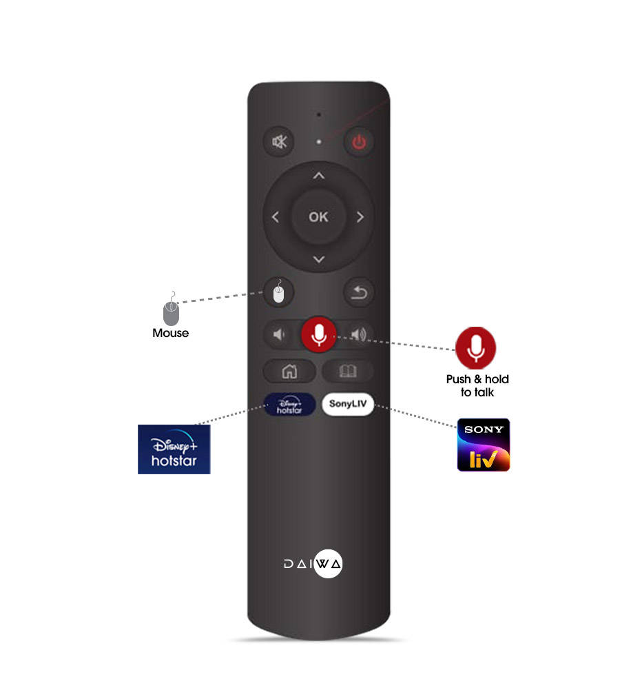 Daiwa smart TV remote