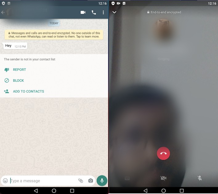 WhatsApp call using Android emulator