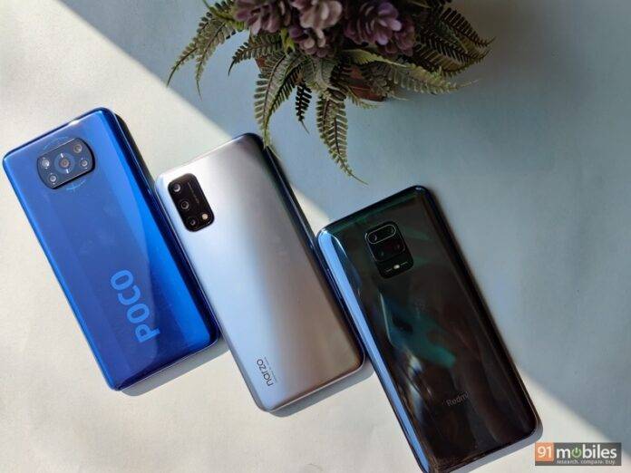 compare narzo 20 and redmi note 9