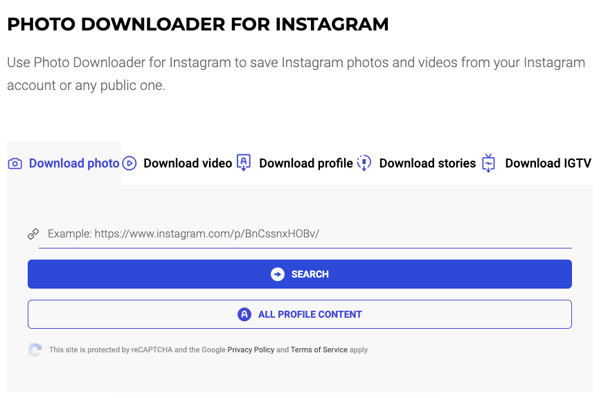 downloader for instagram